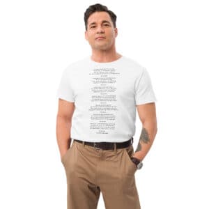 We See You Poem T-Shirt Premium Organic