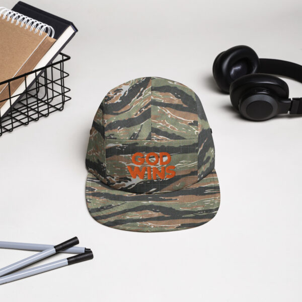 God Wins Five Panel Cap - Image 4