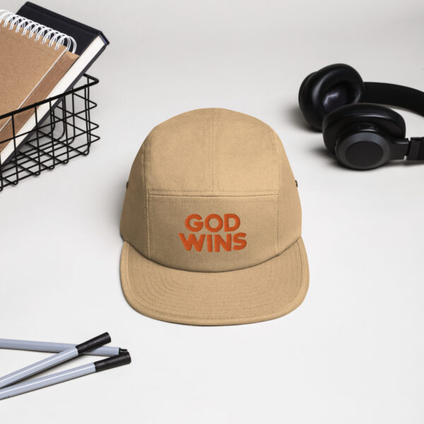 God Wins Five Panel Cap - Image 6