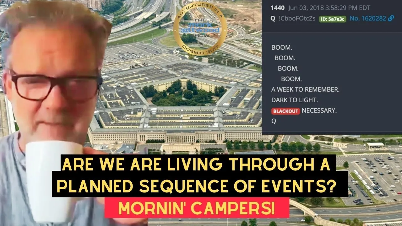 Are We Are Living Through a Planned Sequence of Events? Mornin’ Campers! The Mark Attwood Show – 13th June 2026