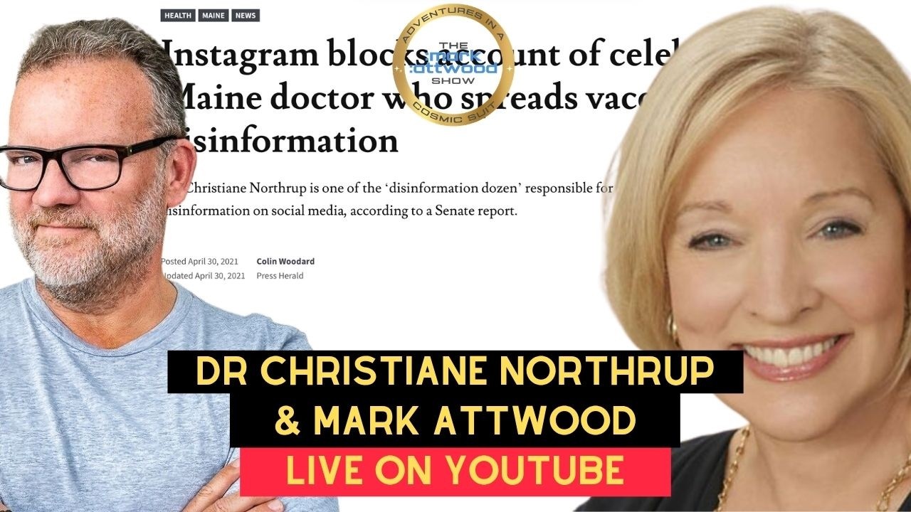 Dr Christiane Northrup & Mark Attwood LIVE – 8th July 2026